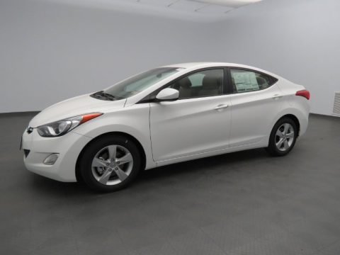 Shimmering White Hyundai Elantra GLS. Click to enlarge. Shimmering White Hyundai Elantra GLS. Click to enlarge.