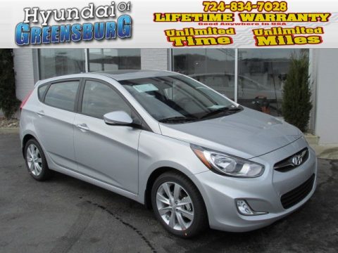 Ironman Silver Hyundai Accent SE 5 Door.  Click to enlarge.
