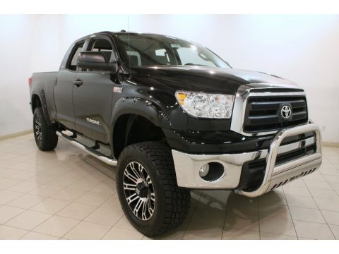 Black Toyota Tundra Double Cab 4x4.  Click to enlarge.