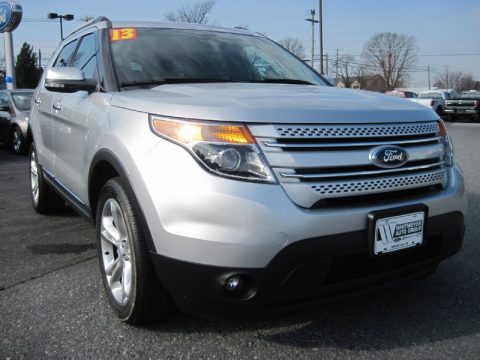 Ingot Silver Metallic Ford Explorer Limited 4WD.  Click to enlarge.