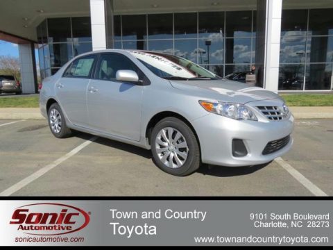 Classic Silver Metallic Toyota Corolla LE.  Click to enlarge.