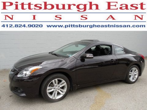 Crimson Black Nissan Altima 2.5 S Coupe.  Click to enlarge.