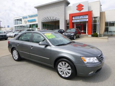 Willow Gray Hyundai Sonata Limited.  Click to enlarge.