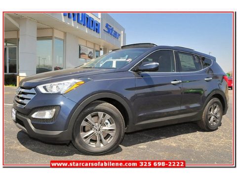 Marlin Blue Hyundai Santa Fe Sport.  Click to enlarge.