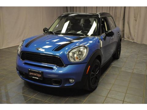 True Blue Metallic Mini Cooper S Countryman.  Click to enlarge.