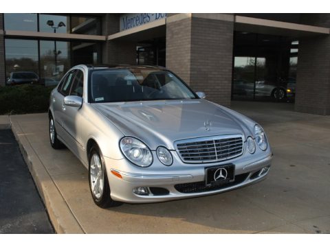 Brilliant Silver Metallic Mercedes-Benz E 350 4Matic Sedan.  Click to enlarge.