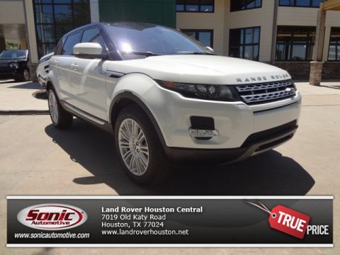 Fuji White Land Rover Range Rover Evoque Prestige.  Click to enlarge.