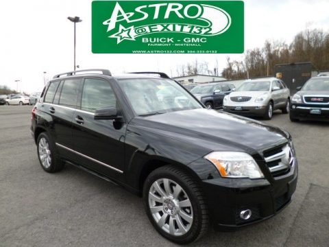 Black Mercedes-Benz GLK 350 4Matic.  Click to enlarge.