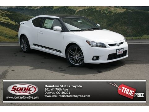Super White Scion tC .  Click to enlarge.