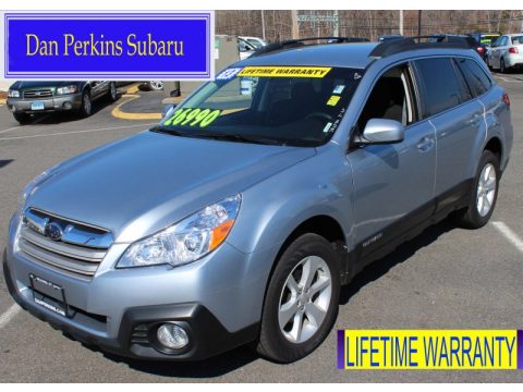 Ice Silver Metallic Subaru Outback 2.5i Premium.  Click to enlarge.