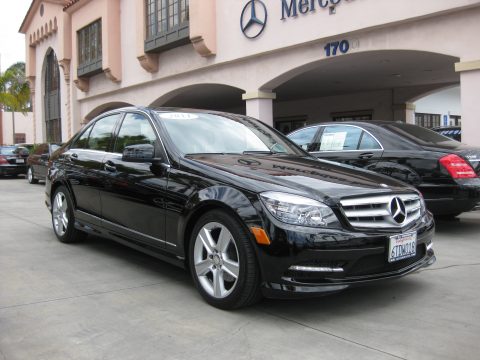 Black Mercedes-Benz C 300 Sport. Click to enlarge. Black Mercedes-Benz C 300 Sport. Click to enlarge.