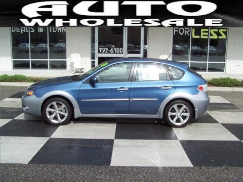 Newport Blue Pearl Subaru Impreza Outback Sport Wagon.  Click to enlarge.