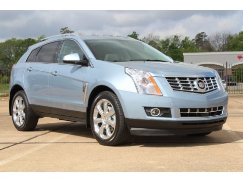Glacier Blue Metallic Cadillac SRX Performance FWD.  Click to enlarge.