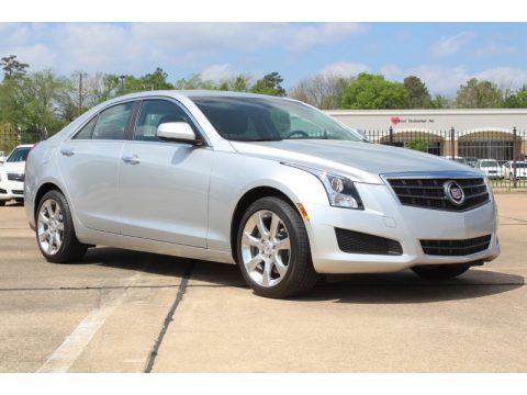 Radiant Silver Metallic Cadillac ATS 2.0L Turbo.  Click to enlarge.