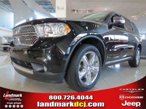 Brilliant Black Crystal Pearl Dodge Durango Citadel.  Click to enlarge.