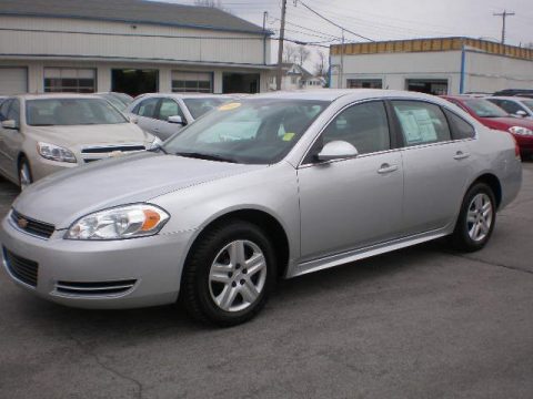 Silver Ice Metallic Chevrolet Impala LS.  Click to enlarge.