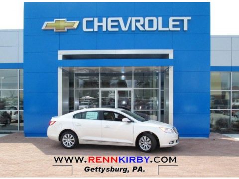 White Diamond Tricoat Buick LaCrosse FWD.  Click to enlarge.