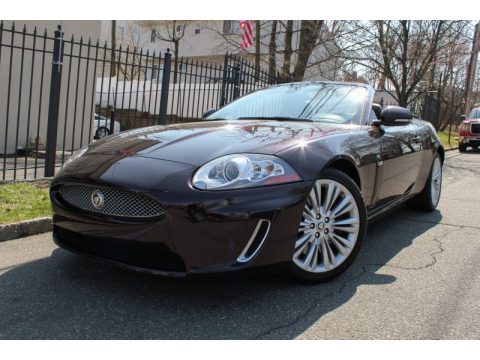 Caviar Metallic Jaguar XK XK Convertible.  Click to enlarge.
