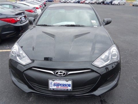 Black Noir Pearl Hyundai Genesis Coupe 2.0T.  Click to enlarge.