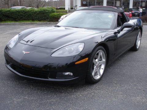 Black Chevrolet Corvette Convertible. Click to enlarge. Black Chevrolet Corvette Convertible. Click to enlarge.