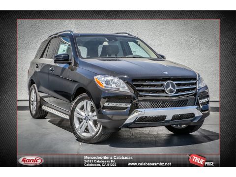 Black Mercedes-Benz ML 350 4Matic.  Click to enlarge.
