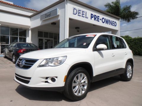 Candy White Volkswagen Tiguan S.  Click to enlarge.