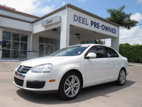 Candy White Volkswagen Jetta S Sedan.  Click to enlarge.
