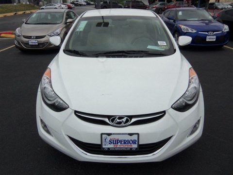 Shimmering White Hyundai Elantra GLS. Click to enlarge. Shimmering White Hyundai Elantra GLS. Click to enlarge.