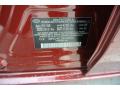 Hyundai Color Code DR Dark Cherry Red #8