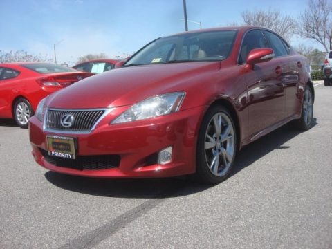 Matador Red Mica Lexus IS 250.  Click to enlarge.