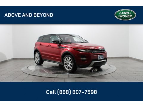 Firenze Red Metallic Land Rover Range Rover Evoque Dynamic.  Click to enlarge.