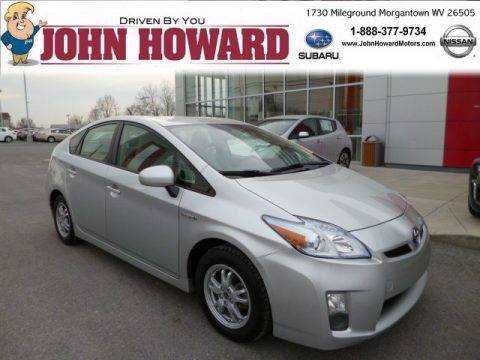 Classic Silver Metallic Toyota Prius Hybrid II.  Click to enlarge.