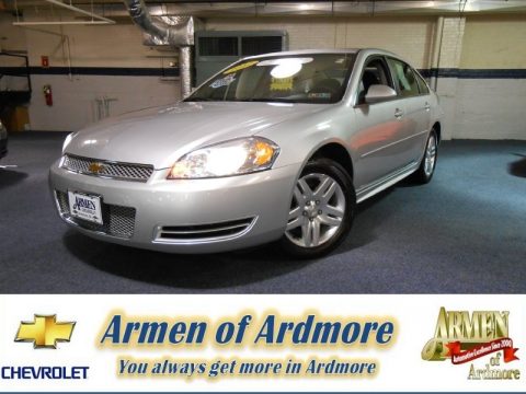 Silver Ice Metallic Chevrolet Impala LT.  Click to enlarge.