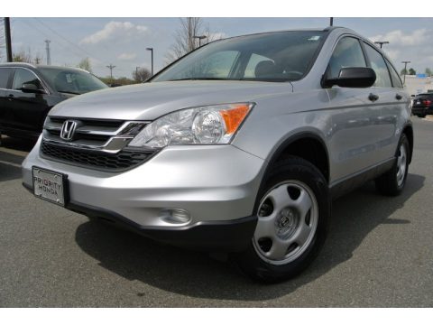 Alabaster Silver Metallic Honda CR-V LX.  Click to enlarge.