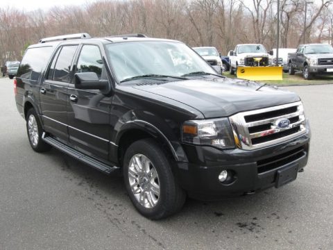 Tuxedo Black Metallic Ford Expedition EL Limited 4x4.  Click to enlarge.