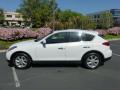  2010 Infiniti EX Moonlight White #8