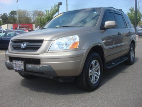 Sandstone Metallic Honda Pilot EX-L 4WD.  Click to enlarge.