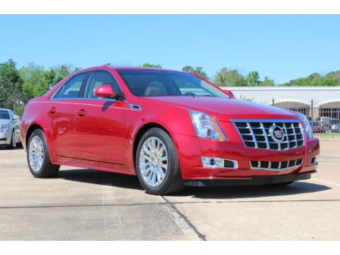 Crystal Red Tintcoat Cadillac CTS 3.6 Sedan.  Click to enlarge.