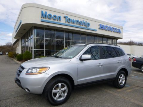 Bright Silver Hyundai Santa Fe GLS.  Click to enlarge.