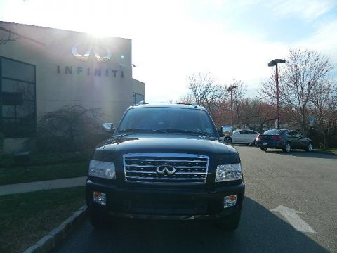 Liquid Onyx Black Infiniti QX 56 4WD.  Click to enlarge.