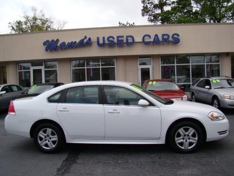 Summit White Chevrolet Impala LS.  Click to enlarge.