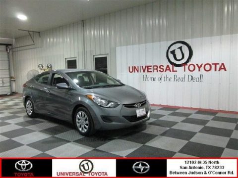 Harbor Gray Metallic Hyundai Elantra GLS.  Click to enlarge. Harbor Gray Metallic Hyundai Elantra GLS.  Click to enlarge.