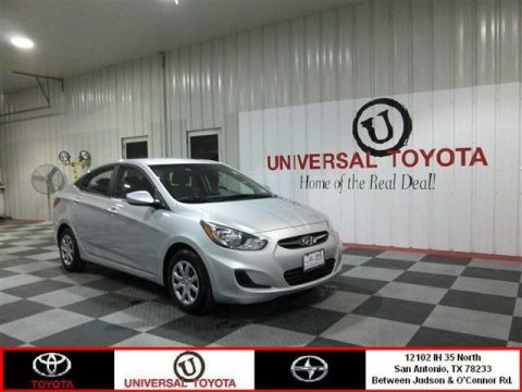 Ironman Silver Hyundai Accent GLS 4 Door.  Click to enlarge.