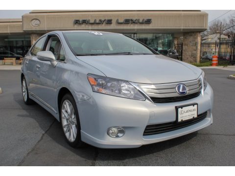 Silver Opal Mica Lexus HS 250h Hybrid Premium.  Click to enlarge.