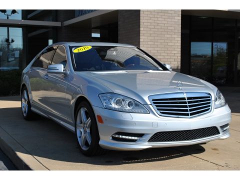 Iridium Silver Metallic Mercedes-Benz S 550 Sedan.  Click to enlarge.