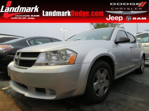 Bright Silver Metallic Dodge Avenger SXT.  Click to enlarge.