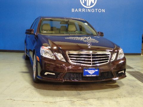 Cuprite Brown Mercedes-Benz E 350 4Matic Sedan.  Click to enlarge.