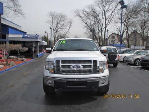 Oxford White Ford F150 XLT SuperCab 4x4.  Click to enlarge.