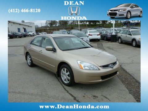 Desert Mist Metallic Honda Accord EX-L V6 Sedan.  Click to enlarge.