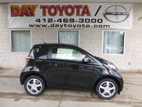 Black Sand Pearl Scion iQ .  Click to enlarge.